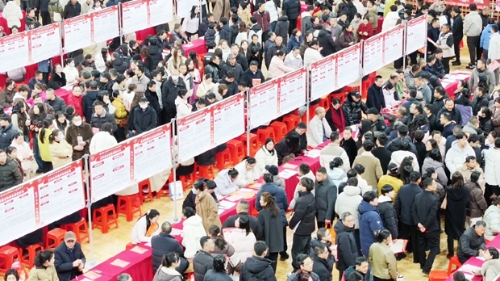 我县新春就业实现“开门红”